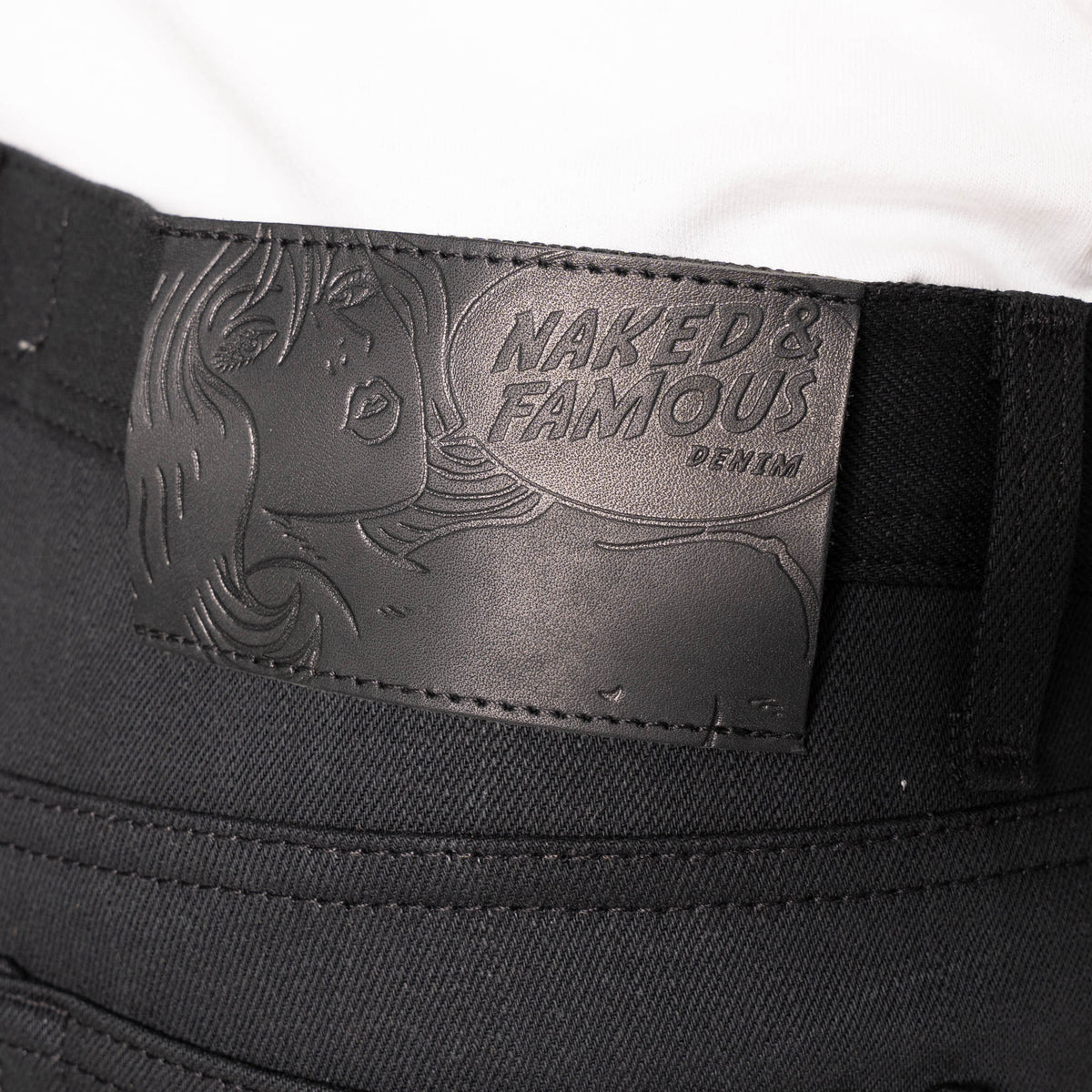 Weird Guy - Forever Black Selvedge by Naked & Famous Denim