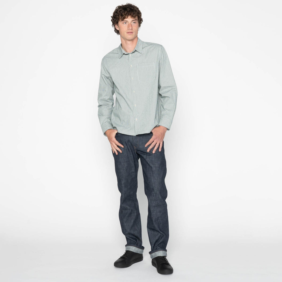 True Guy - Greencast Stretch Selvedge by Naked & Famous Denim