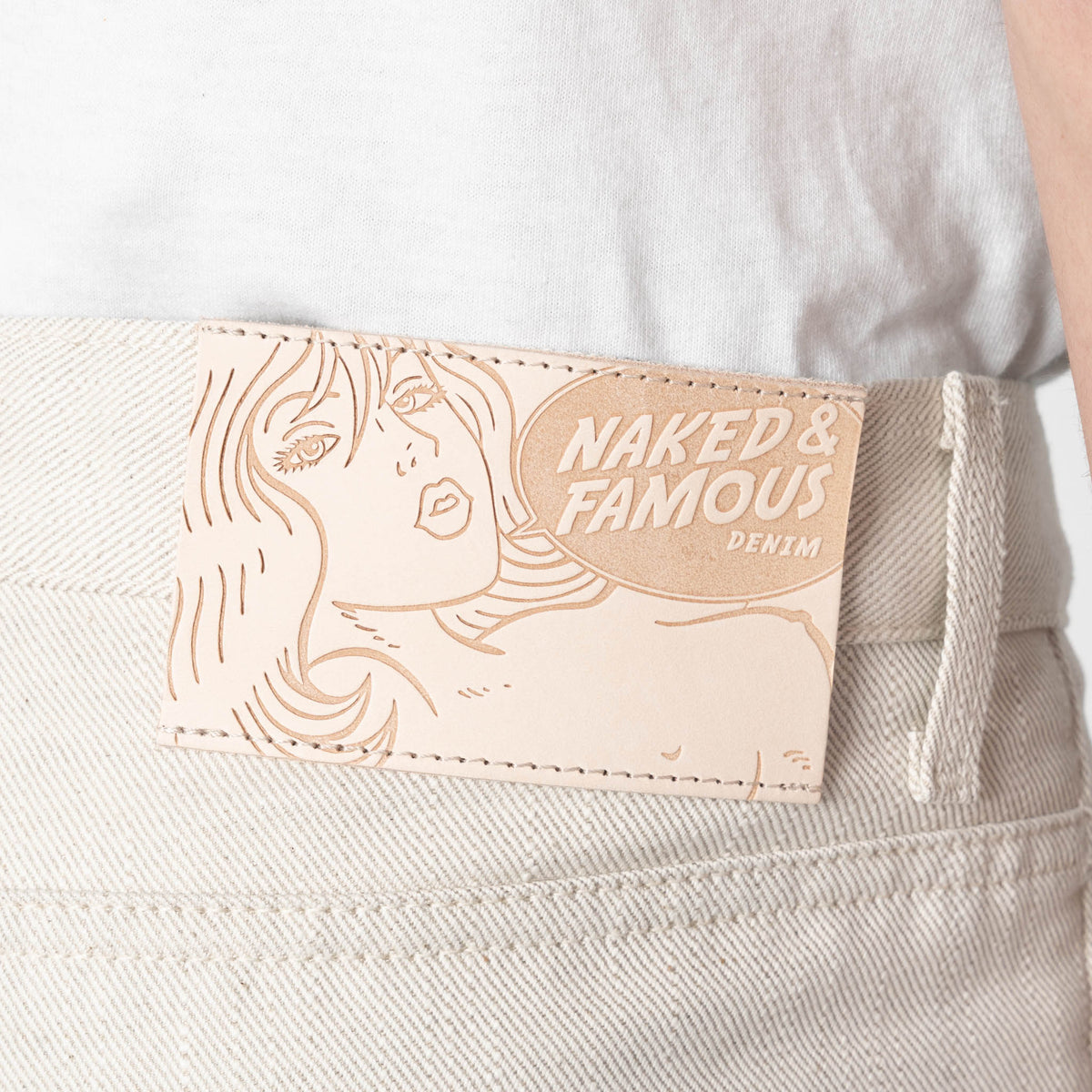 Super Guy - Tabi Selvedge - Off White by Naked & Famous Denim