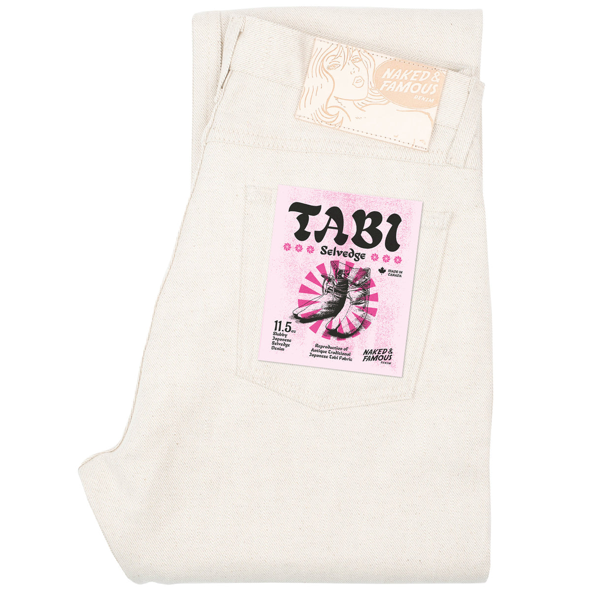 True Guy - Tabi Selvedge - Off White by Naked & Famous Denim