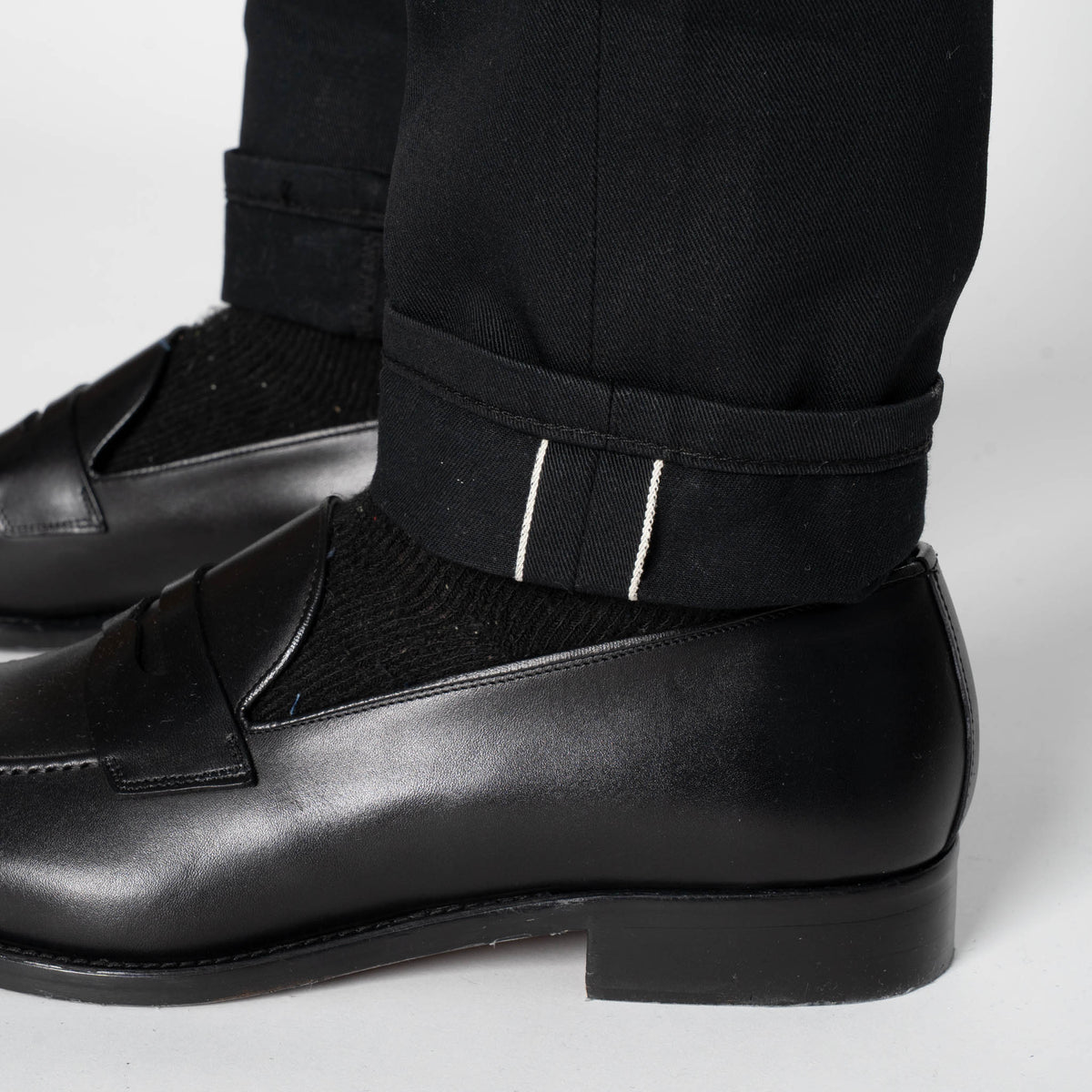 Super Guy - Selvedge Slacks Black by Naked & Famous Denim