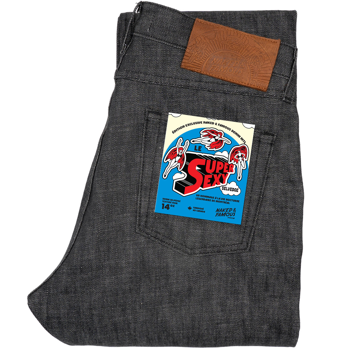 True Guy - Super Sexy Selvedge - Black by Naked & Famous Denim