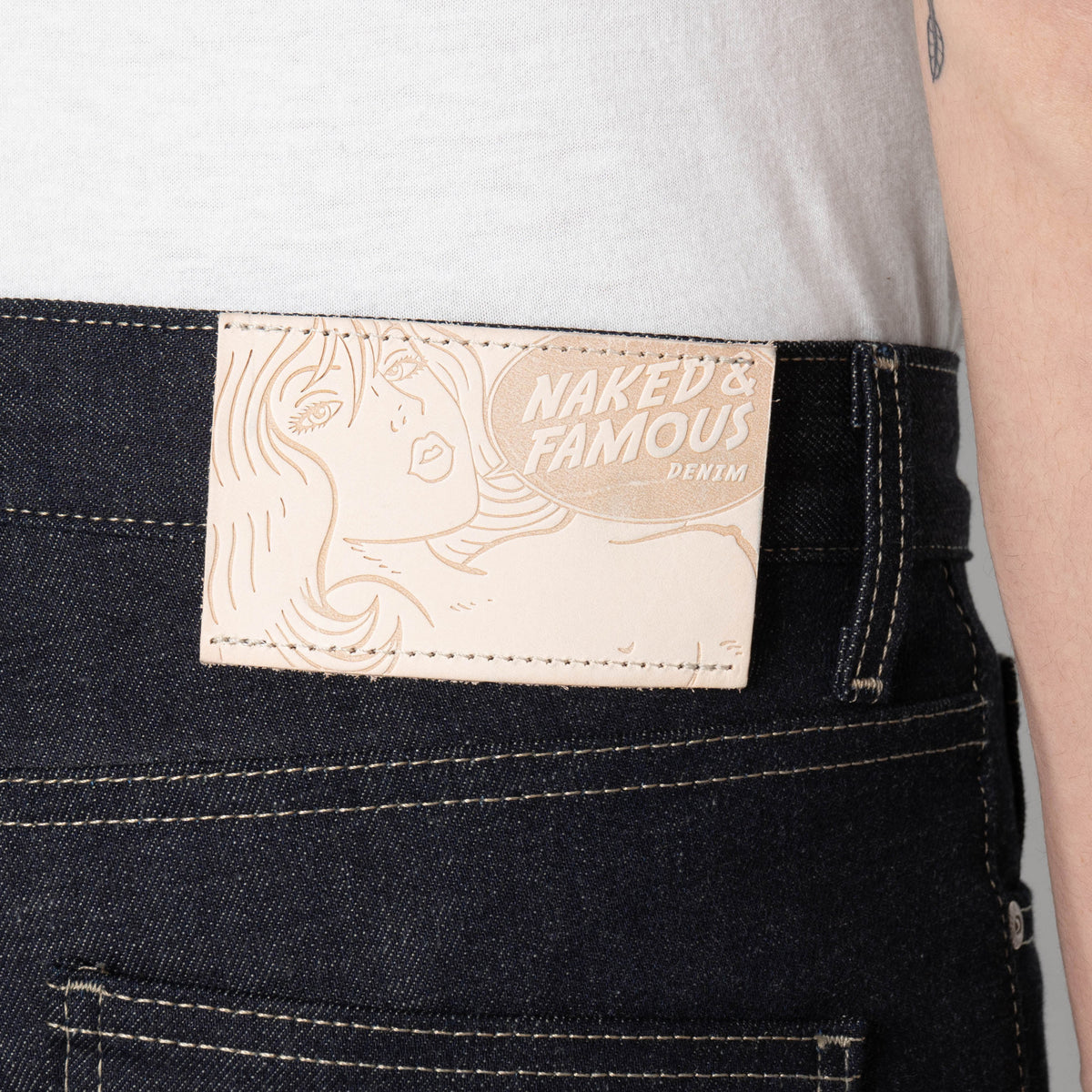 Super Guy - FoxFibre® Green Weft by Naked & Famous Denim