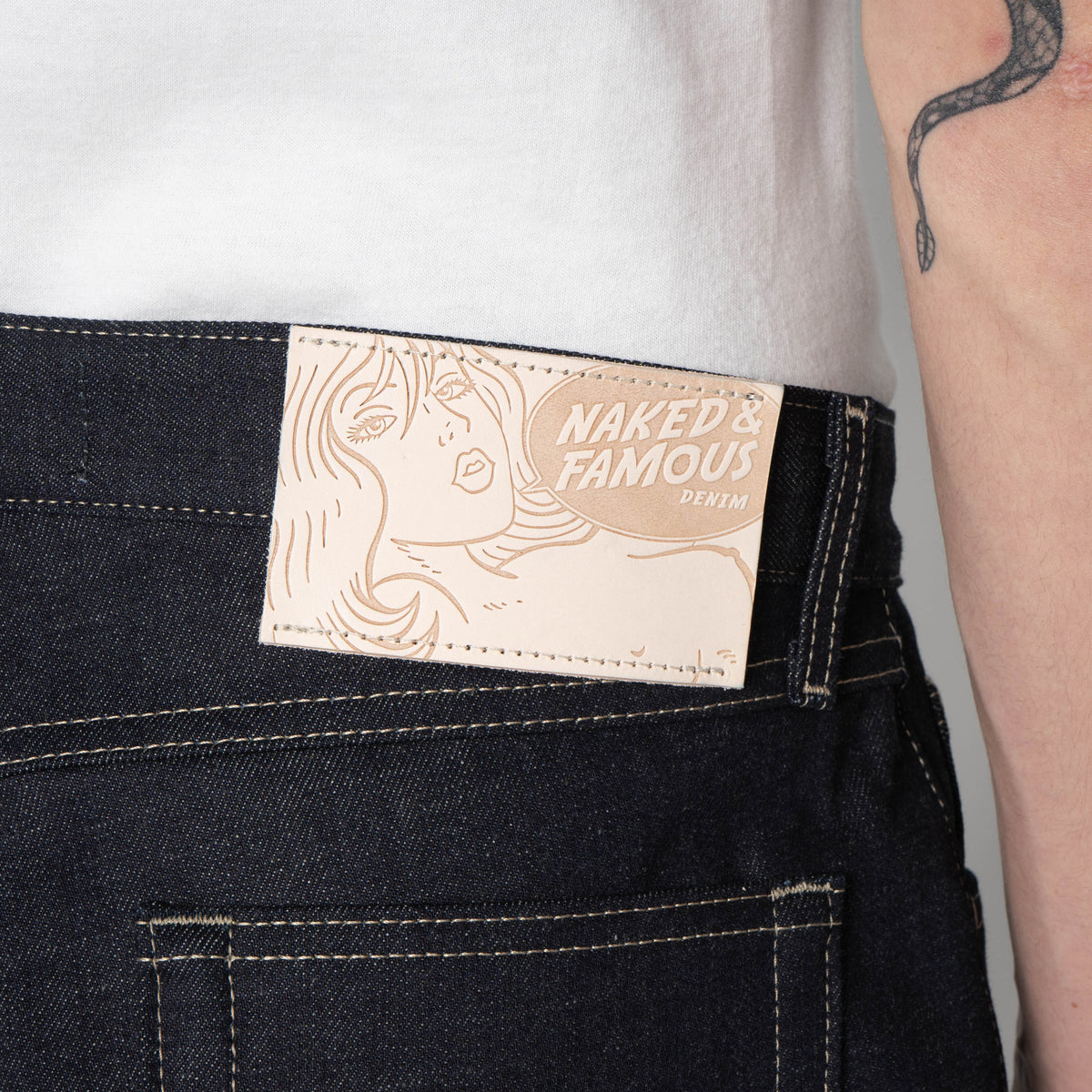 True Guy - FoxFibre® Green Weft by Naked & Famous Denim