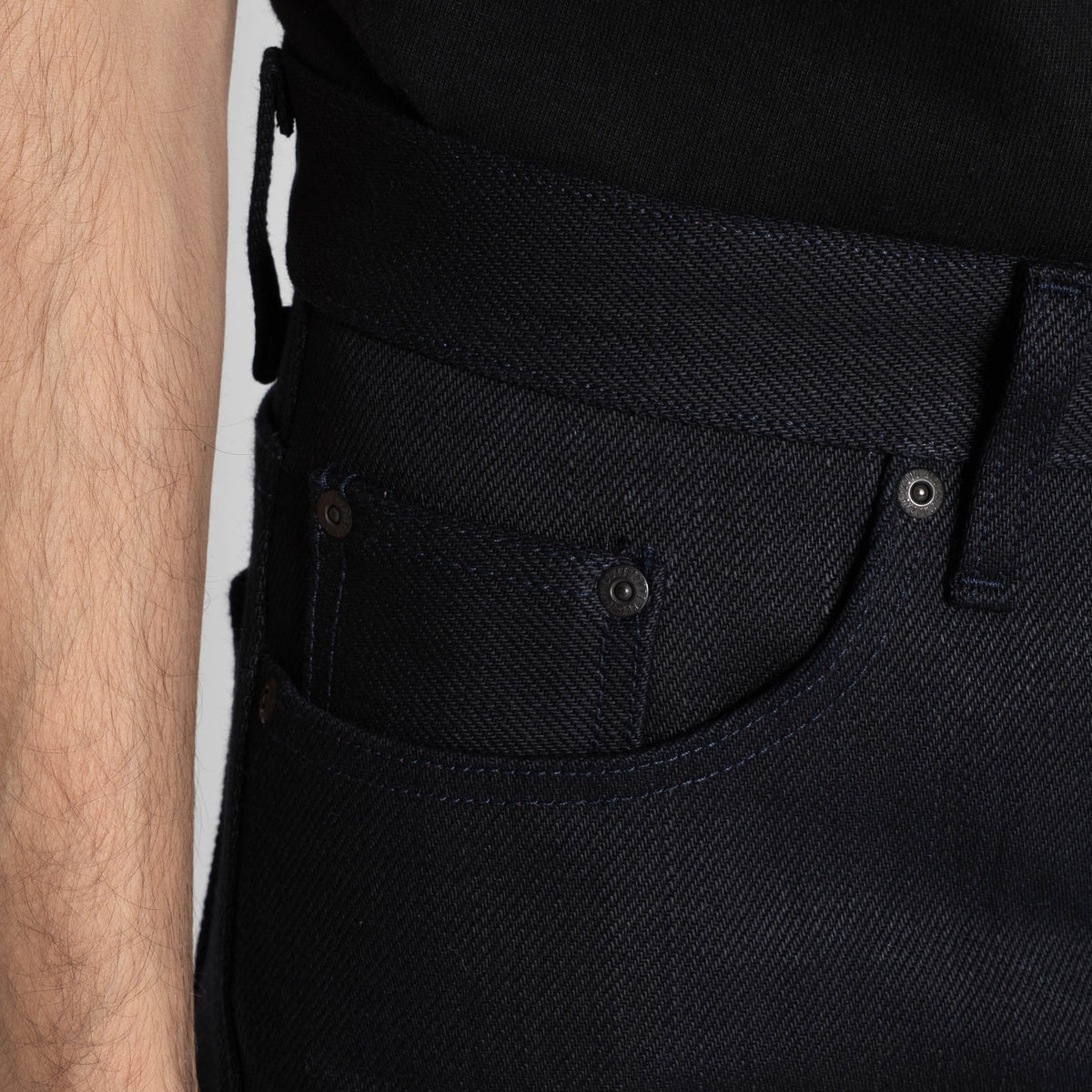 Weird Guy - Blood Brothers Selvedge - Indigo x Black by Naked & Famous Denim