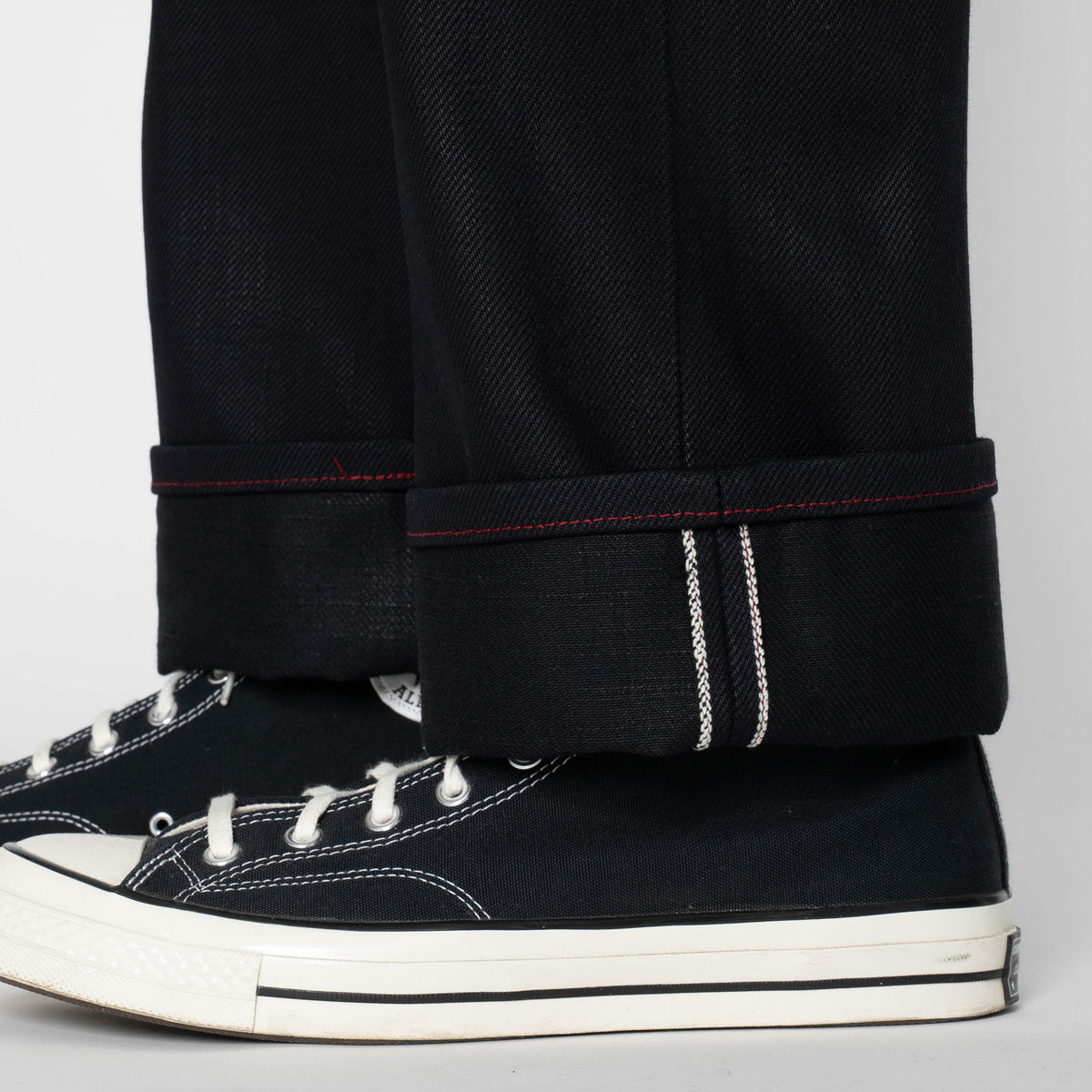 Strong Guy - Blood Brothers Selvedge - Indigo x Black by Naked & Famous Denim
