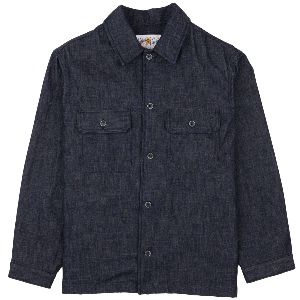 Work Shirt - 10oz Rinsed Denim by Naked & Famous Denim