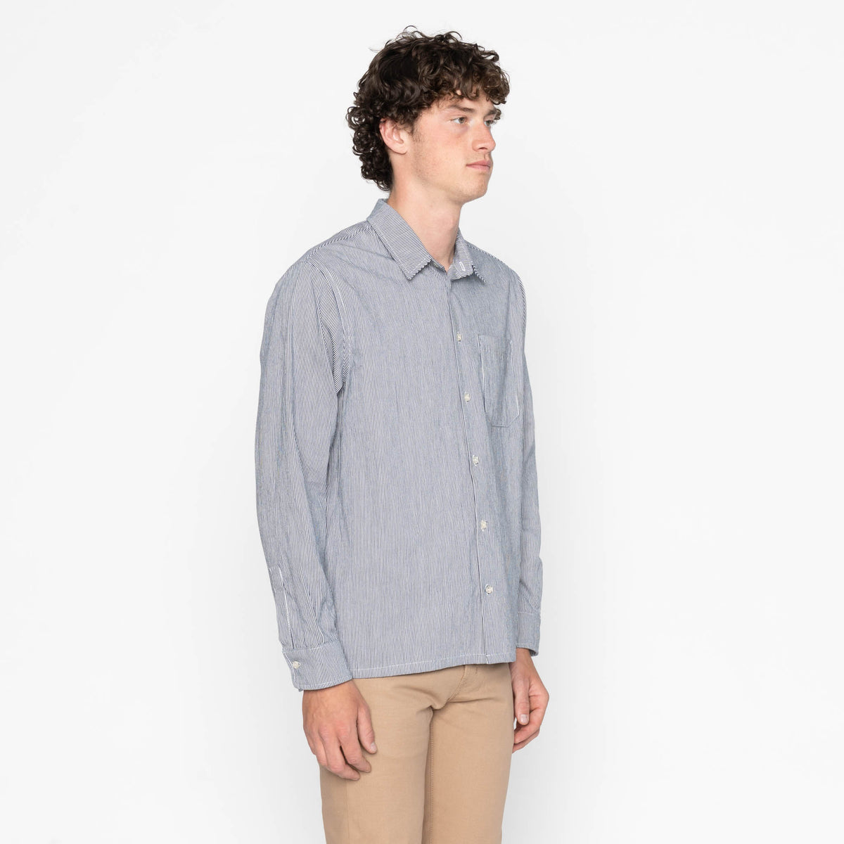 True Shirt - Organic Hickory - Indigo by Naked & Famous Denim