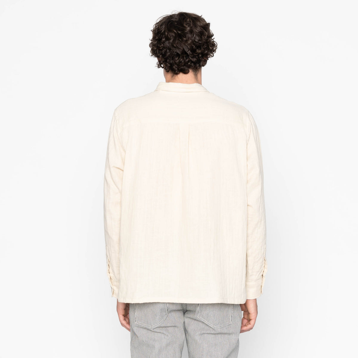 True Shirt - Double Weave Slub Gauze - Bone by Naked & Famous Denim