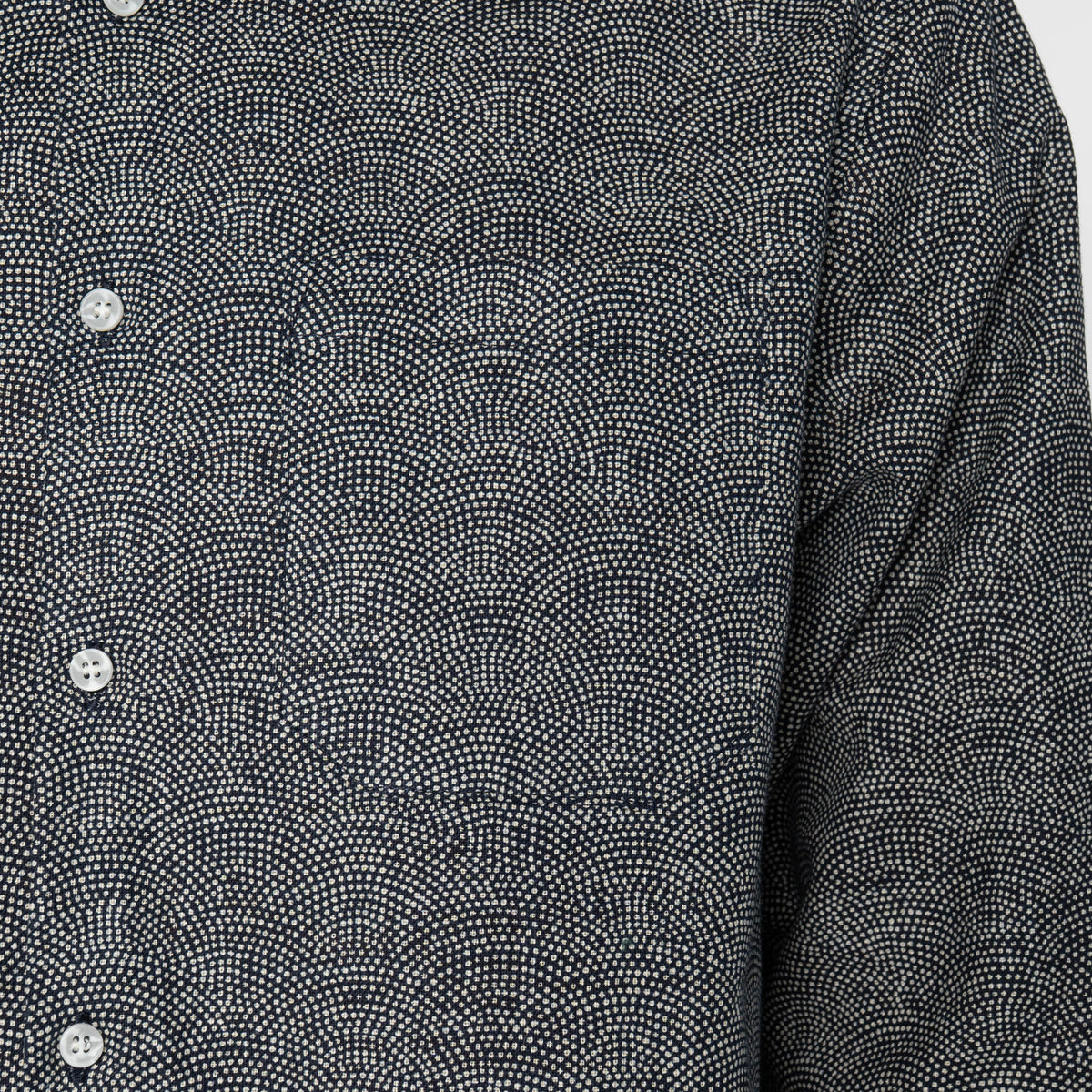 True Shirt - Dotted Waves - Indigo by Naked & Famous Denim