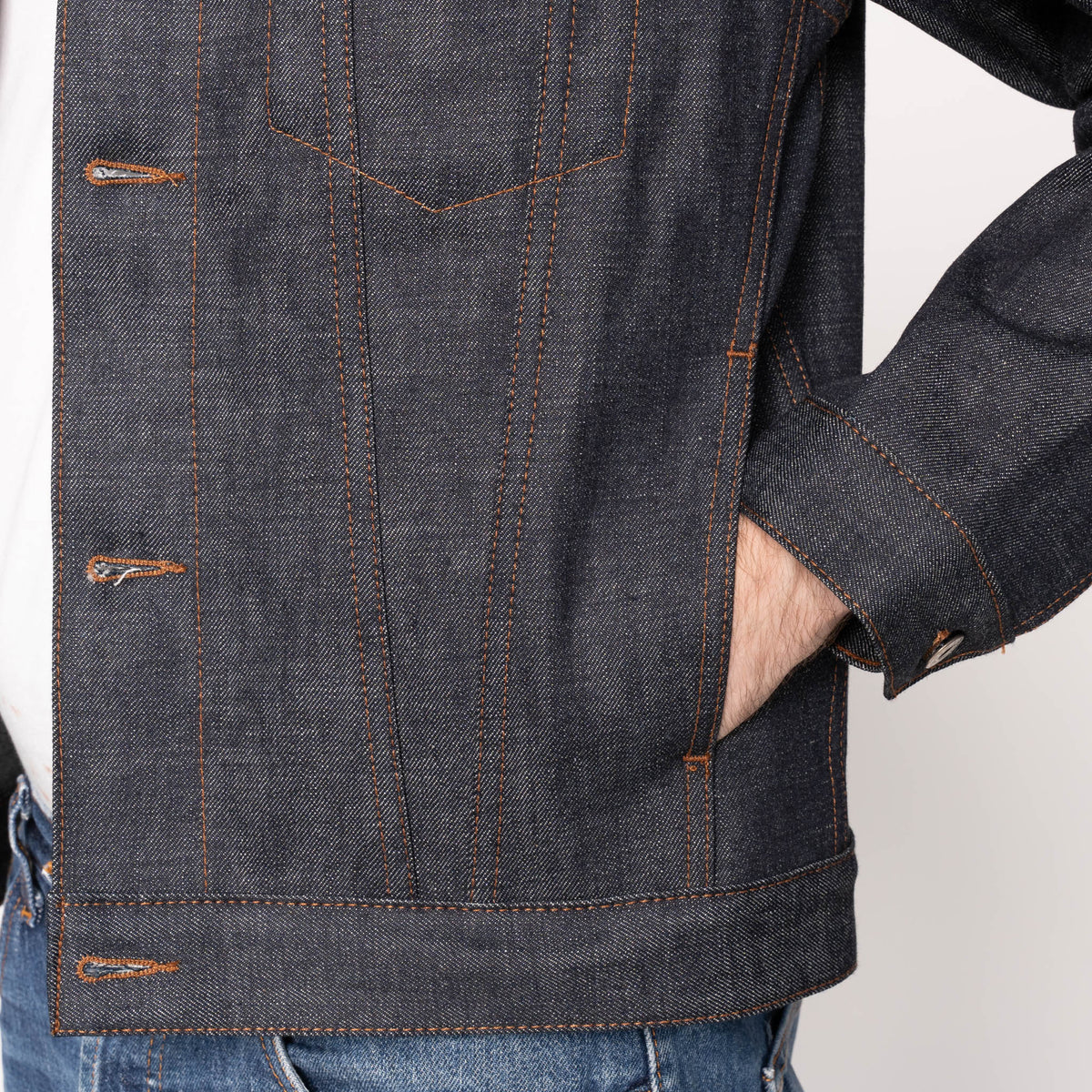 Denim Jacket - Love & Peace Selvedge by Naked & Famous Denim