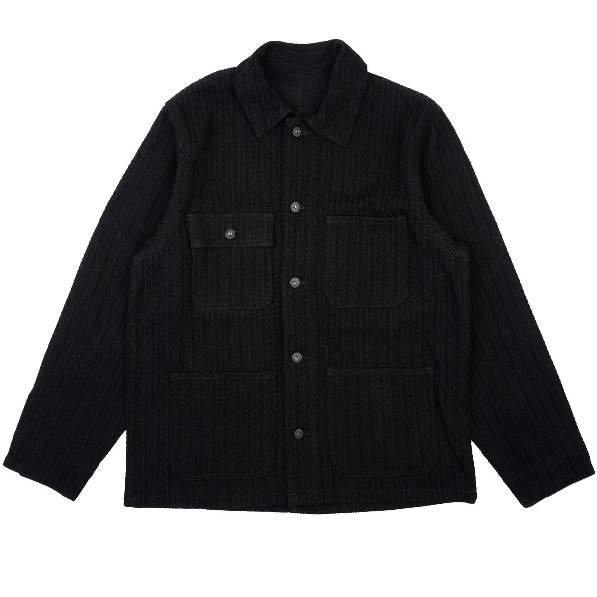 Chore Coat - Black Sugiaya by Naked & Famous Denim