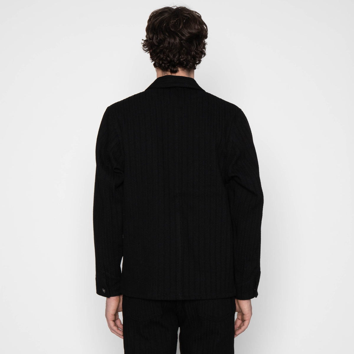 Chore Coat - Black Sugiaya by Naked & Famous Denim