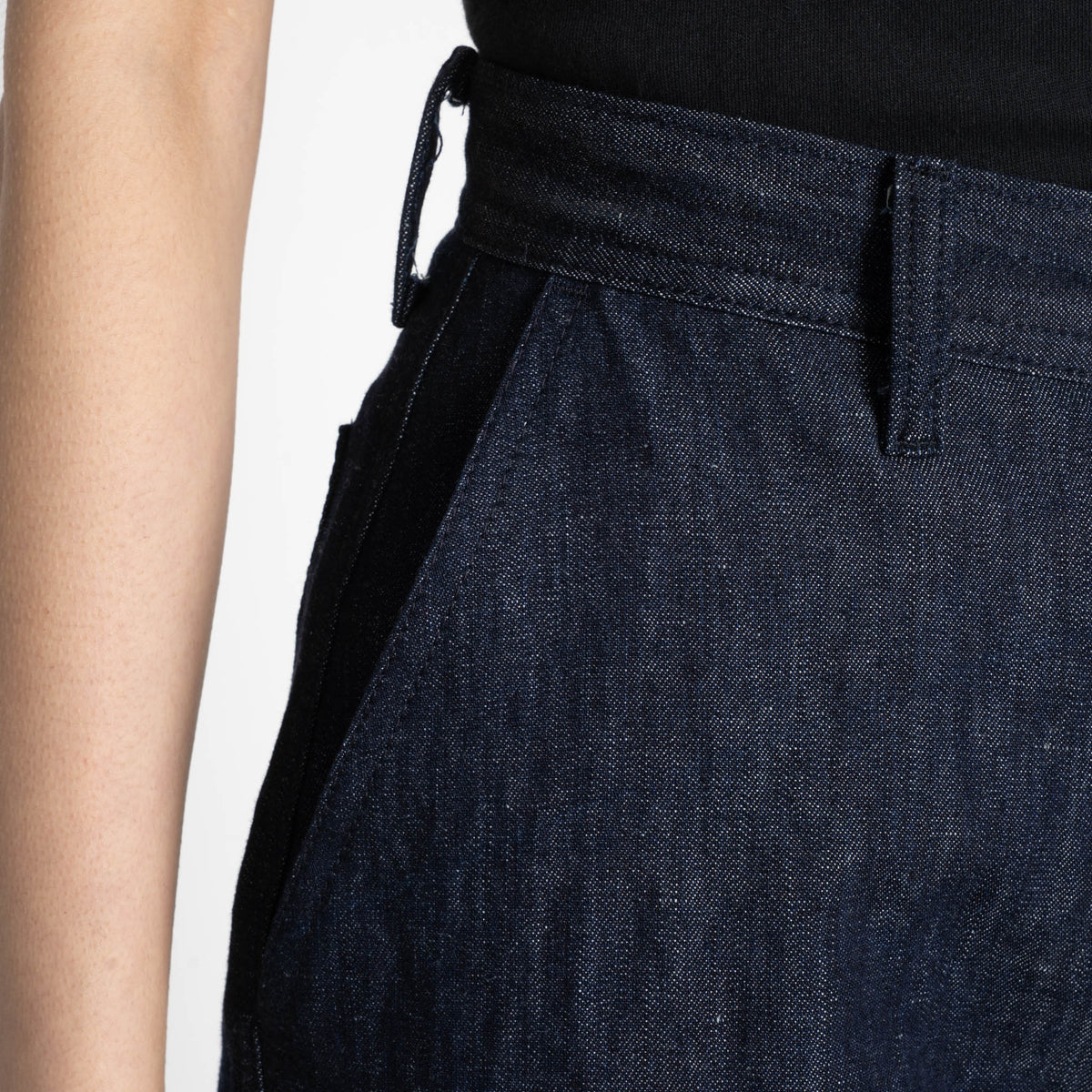 Maudie - Linen Blend Denim by Naked & Famous Denim