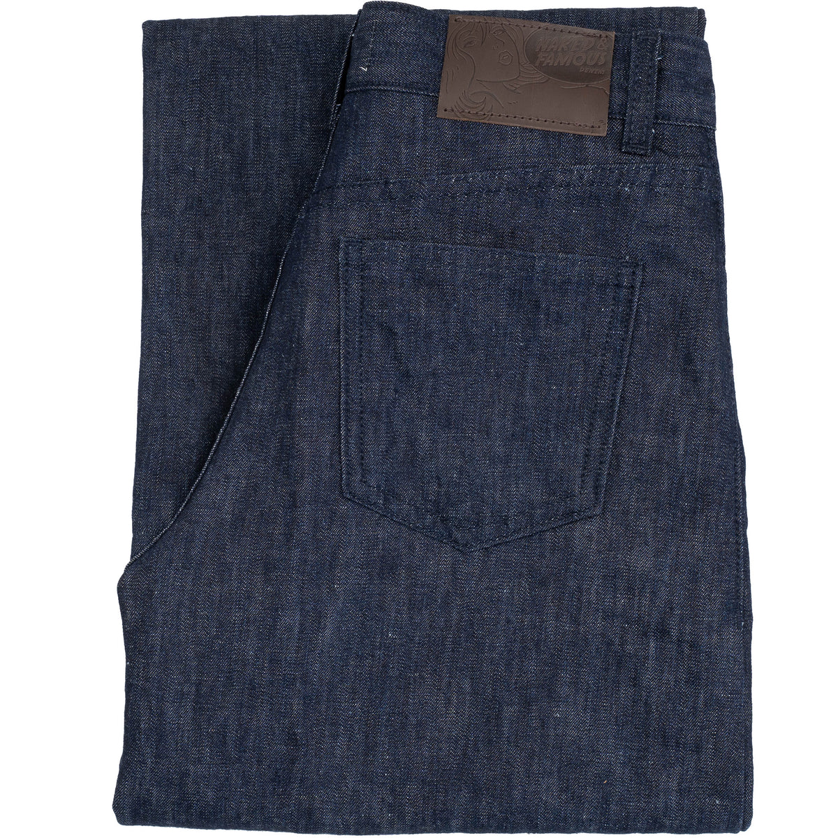 Wide Wild West - Linen Blend Denim by Naked & Famous Denim