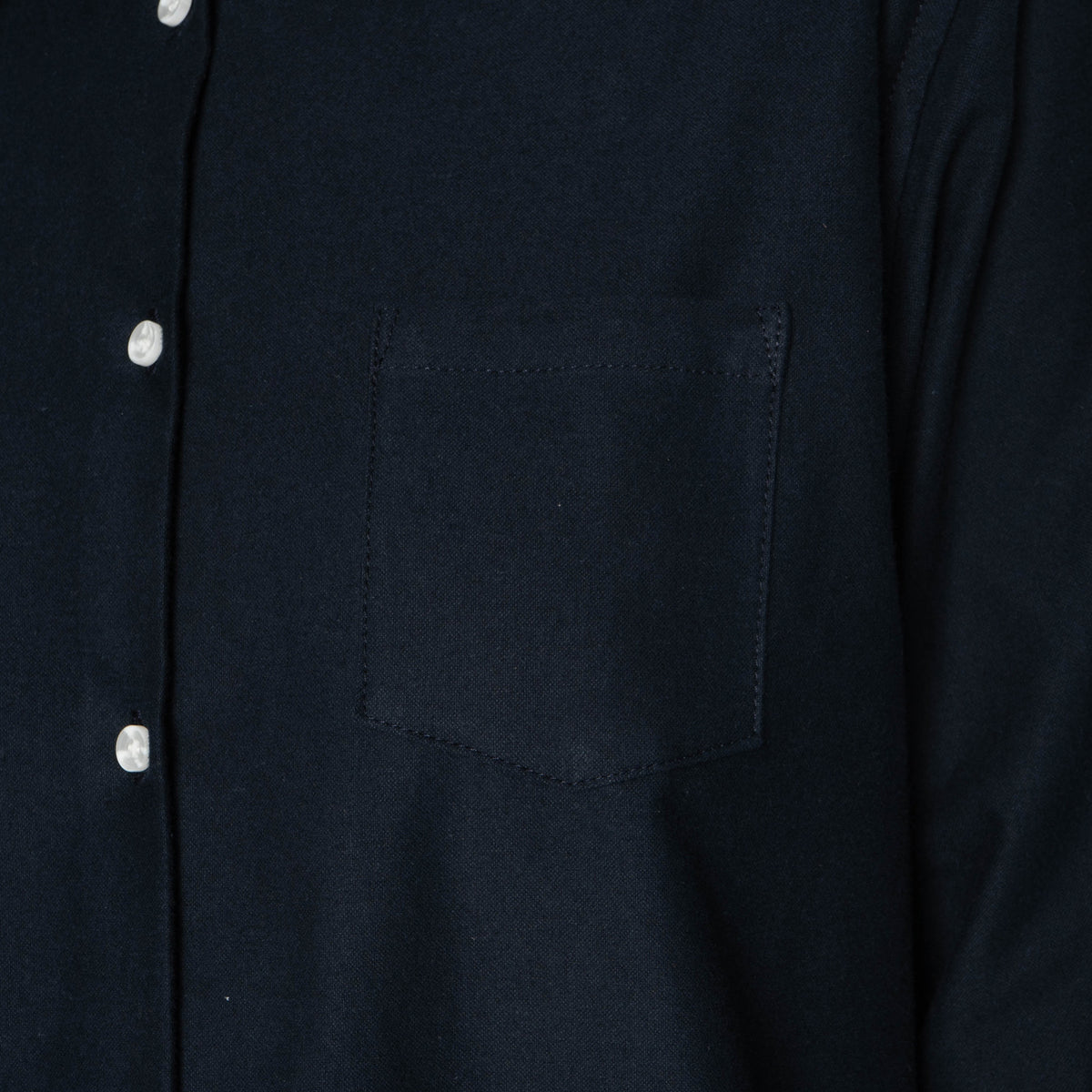 Judy Shirt - Cotton Dyed Flannel - Midnight Blue by Naked & Famous Denim