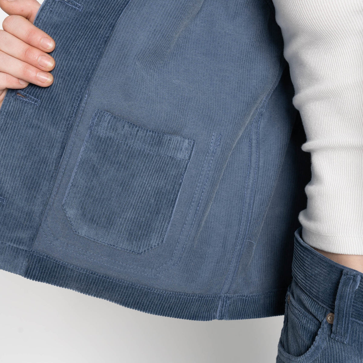 Gracie Jacket - Organic Faded Corduroy by Naked & Famous Denim