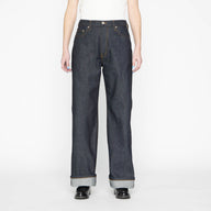 Strong Girl - Dia De Los Muertos Selvedge - Bat by Naked & Famous Denim