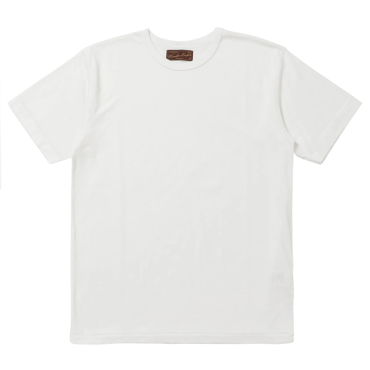 Crewneck T-shirt - Ultimate Pima Tsuriami - White by Wonder Looper