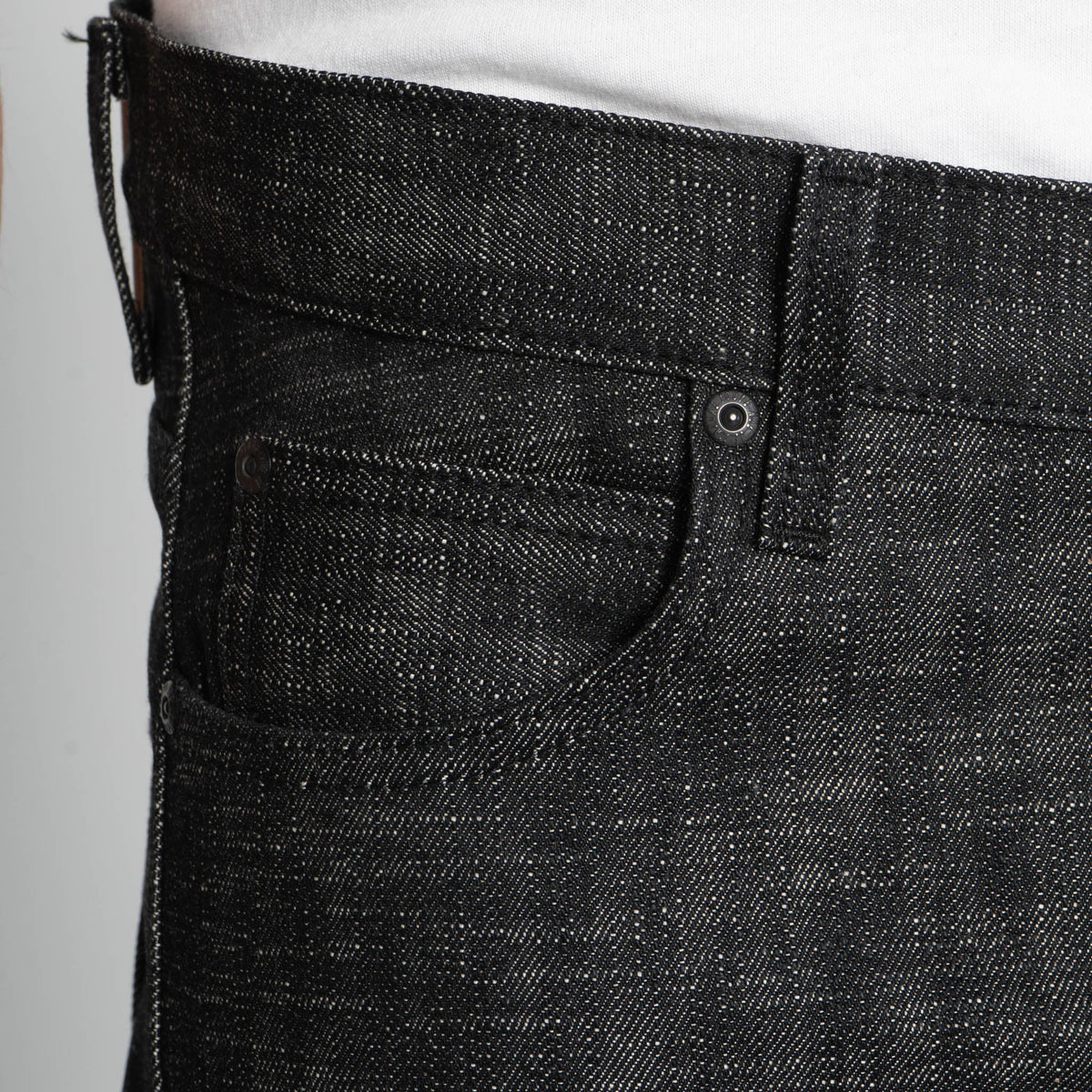 Super Guy - 1954 Godzilla Selvedge - Black by Naked & Famous Denim