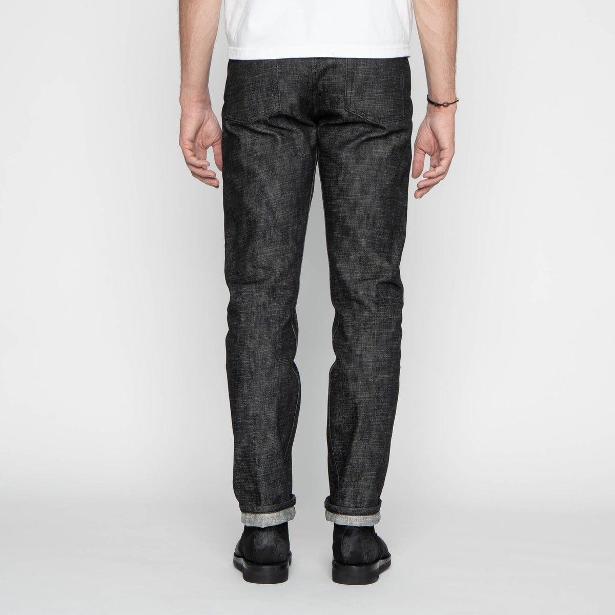 Weird Guy - 1954 Godzilla Selvedge - Black by Naked & Famous Denim