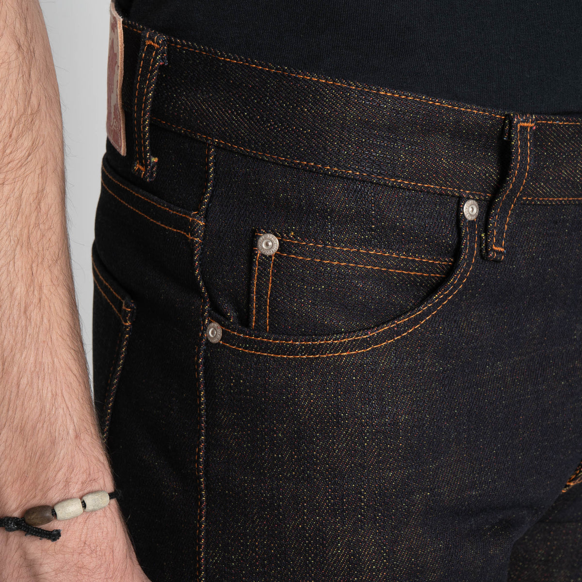 Super Guy - Burning Godzilla Selvedge - Indigo by Naked & Famous Denim