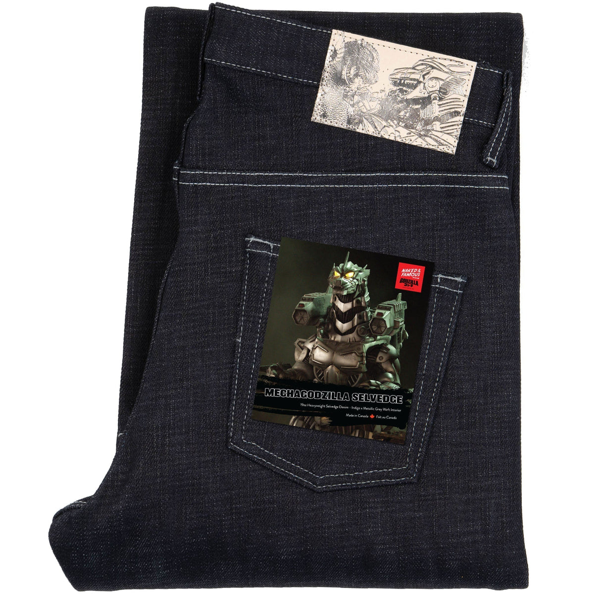 Strong Guy - Mechagodzilla Selvedge - Indigo by Naked & Famous Denim