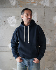 Pullover Hoodie - Double Heavyweight - Navy by Wonder Looper