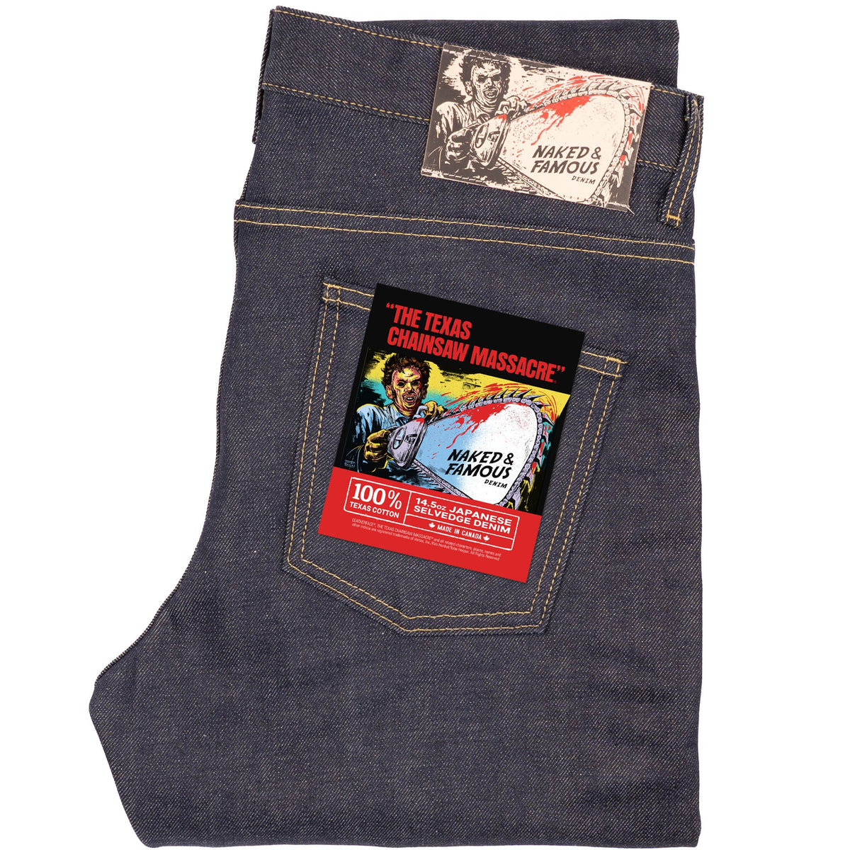 Super Guy - Texas Chainsaw Massacre "Leatherface" Selvedge - Indigo by Naked & Famous Denim