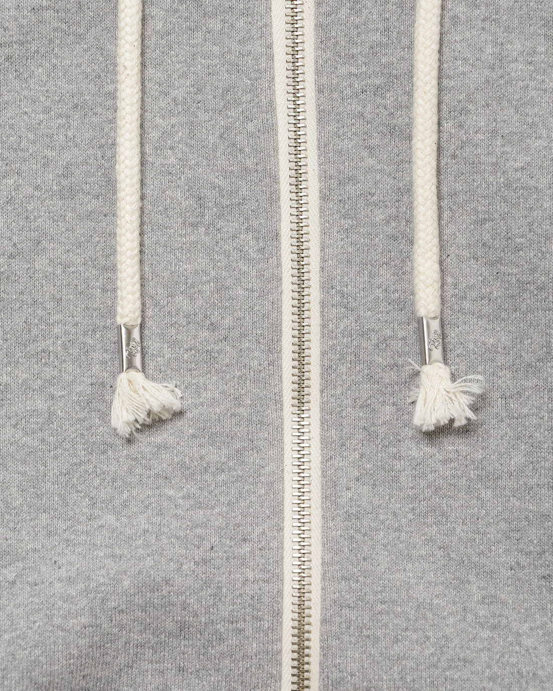Zip Hoodie - Super Looper French Terry - Heather Grey by Wonder Looper