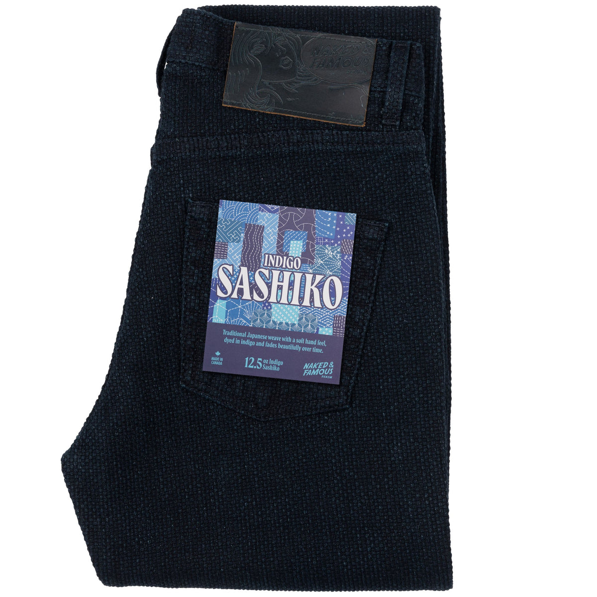 Easy Guy - Indigo Sashiko by Naked & Famous Denim