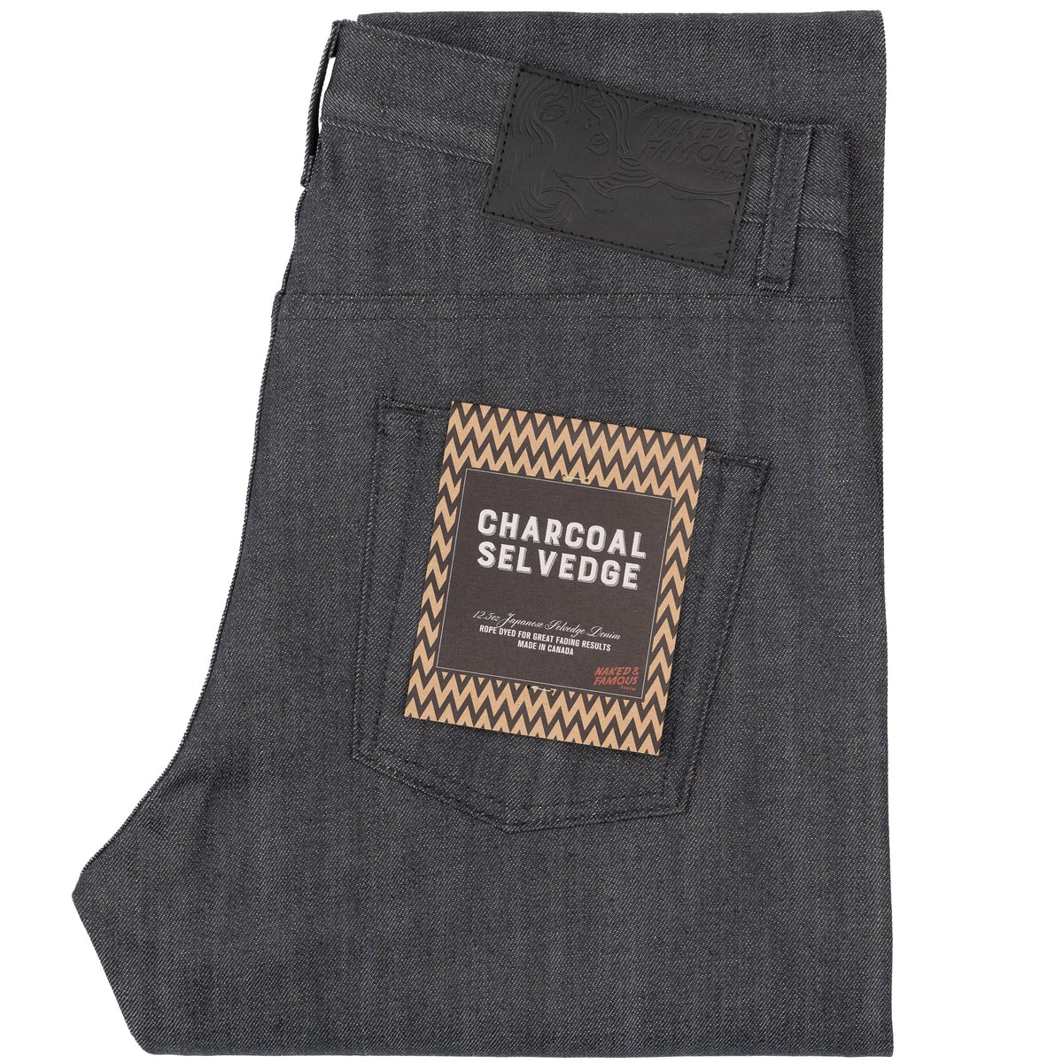 Easy Guy - Charcoal Selvedge by Naked & Famous Denim