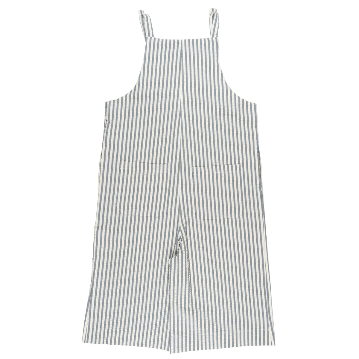 Romper - Seersucker Stripe - Blue/Cream by Naked & Famous Denim