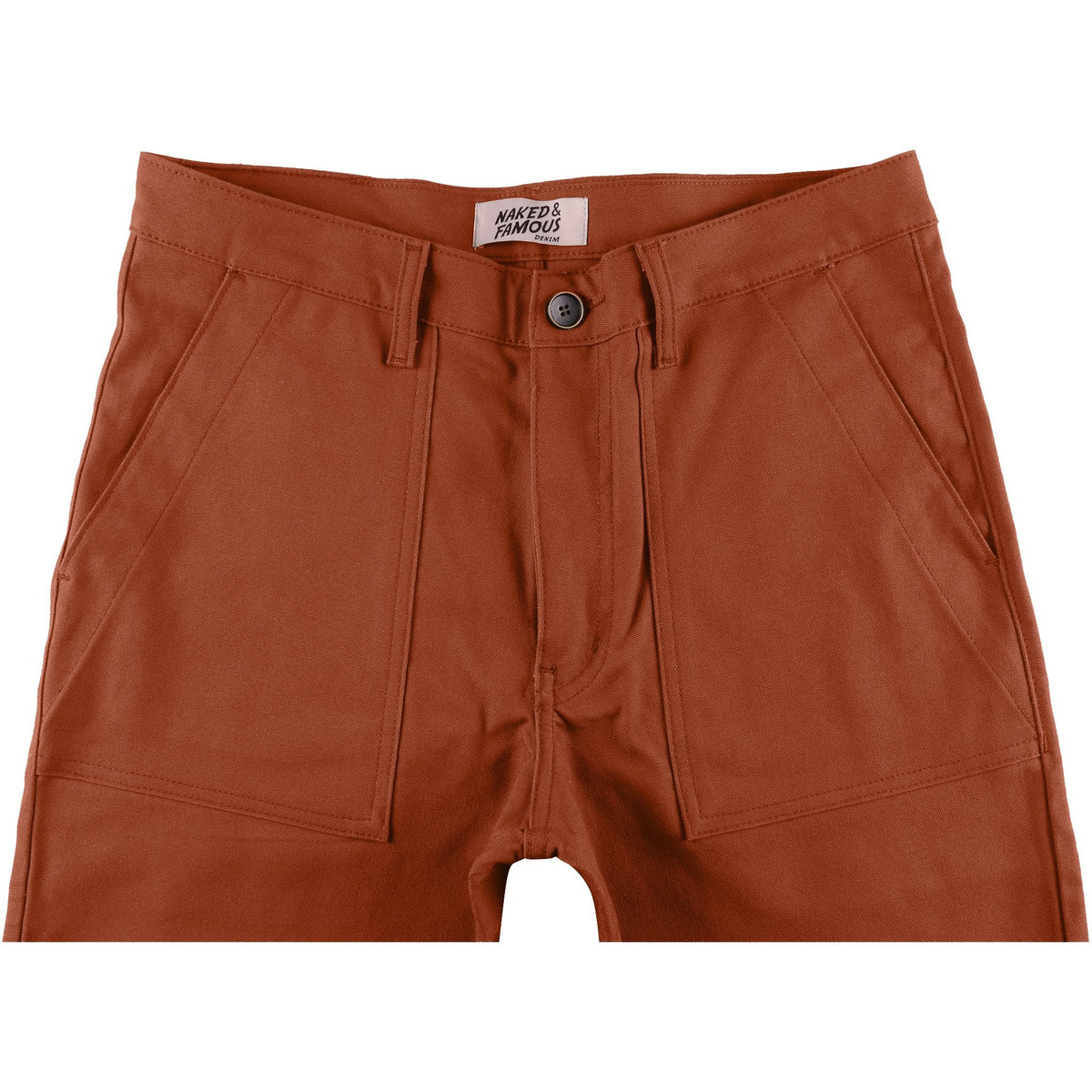 Work Pant - Brick Canvas by Naked & Famous Denim