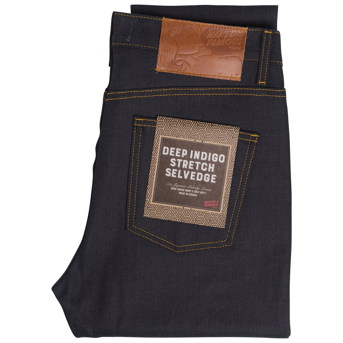 Stacked Guy - Deep Indigo Stretch Selvedge by Naked & Famous Denim