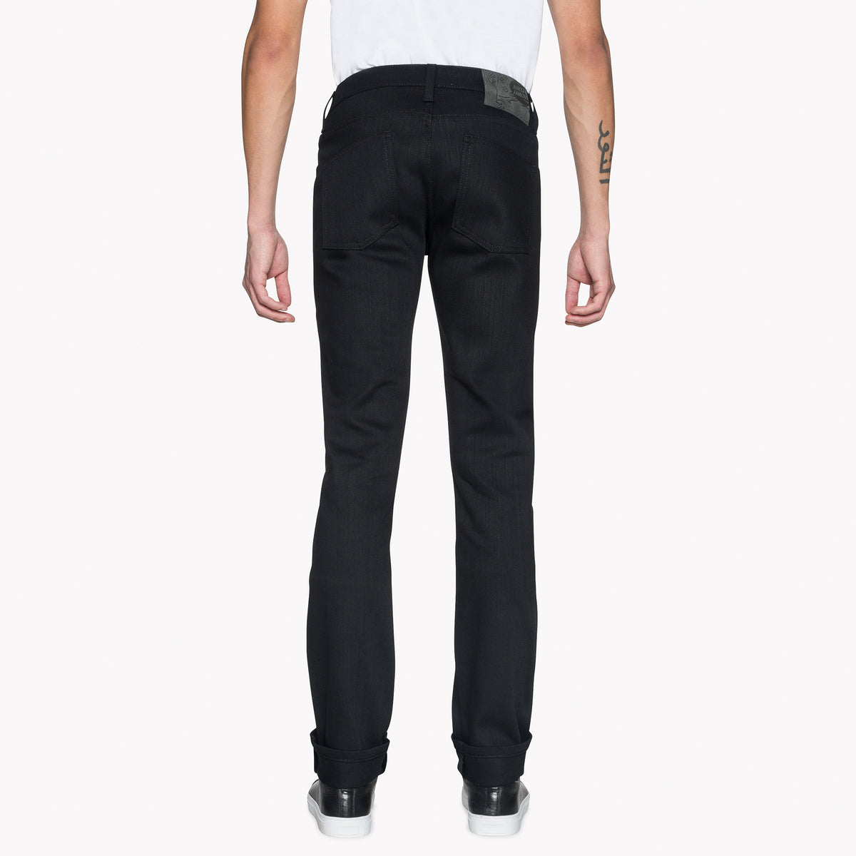 Skinny Guy - Black Power Stretch by Naked & Famous Denim