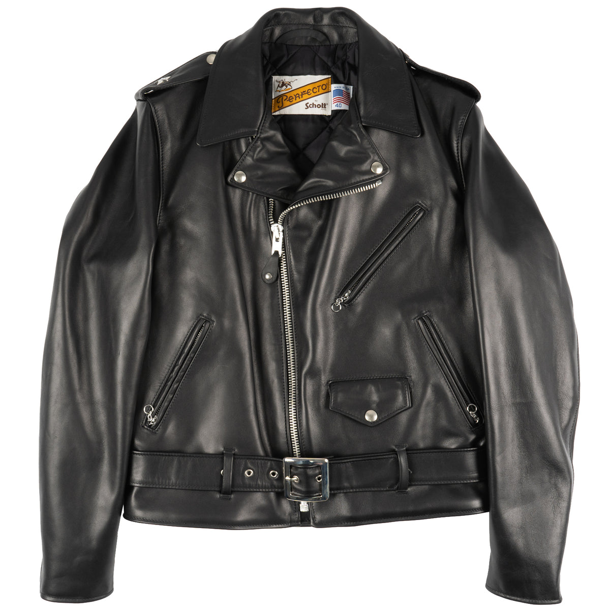 613 - One Star Perfecto - Black by Schott